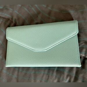NWT Zoppen Mint Multipurpose Travel Wallet with RFID blocking, Tri-fold